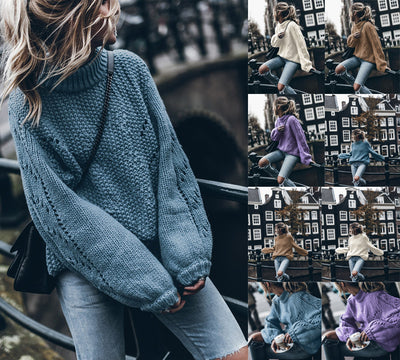 Loose knit sweater