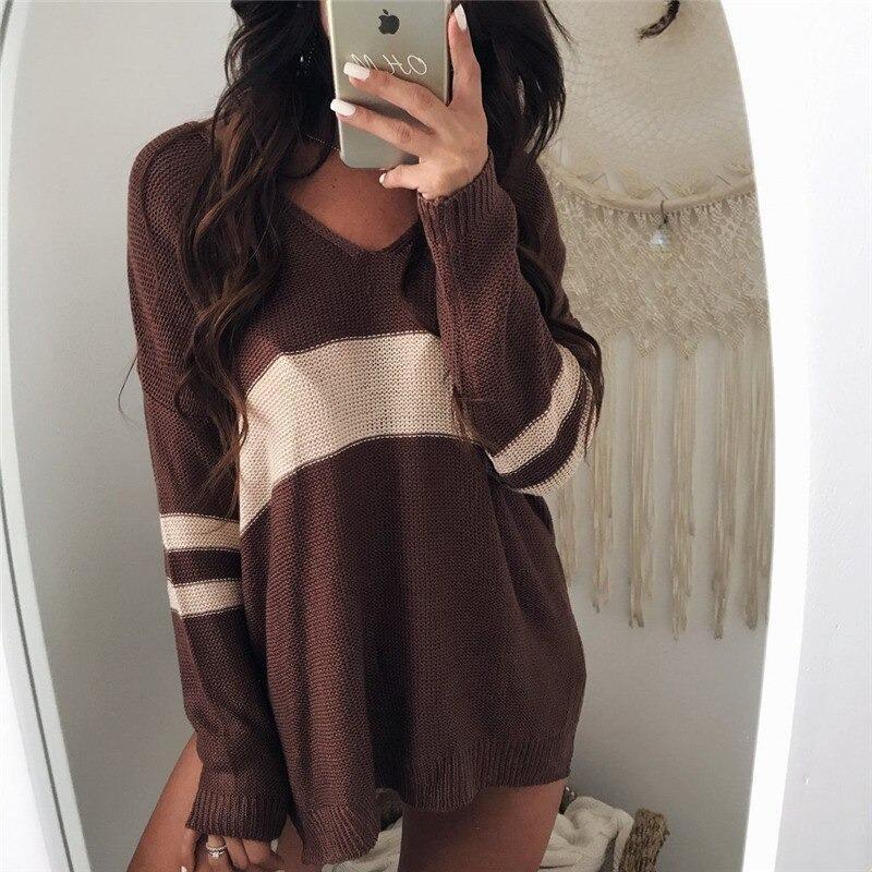 Patchwork knit sweater