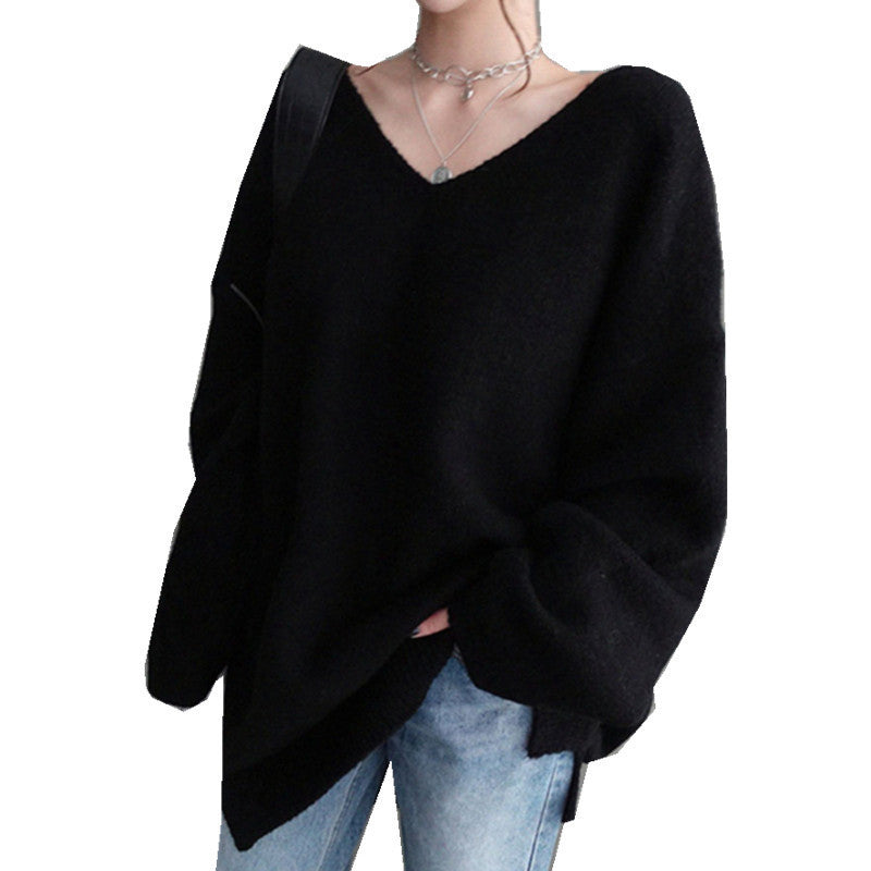 Slimming knit sweater